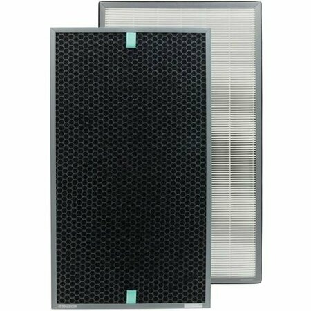 TRUSENS Filter f/Air Purifier, Z7000, Dual-Sided, Carbon, HEPA, BK, 2PK TNSAFHZ700001